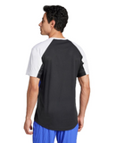 Adidas Mens Pro Freelift Tennis Top White and Lucid Blue