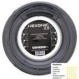 Hexonic 2.0 Genesis Reel 200 mts (verde, rojo, negro y amarillo)