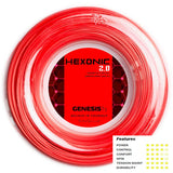 Hexonic 2.0 Genesis Reel 200 mts (verde, rojo, negro y amarillo)