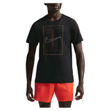 Men's Court Heritage Tennis Tee Black