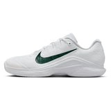 Men's London Vapor 12 Premium Tennis Shoes White and Gorge Green