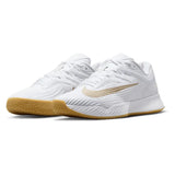 Men's Zoom Vapor Pro 3 Tennis Shoes White and Lt Orewood Brown