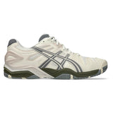 Unisex GEL-Resolution 5 Tennis Shoes Cream and Clay Grey