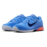 Men's Zoom Vapor 12 Tennis Shoes White and Lt Crimson