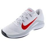 Men's Zoom Vapor 12 Tennis Shoes White and Lt Crimson