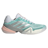 Women's Barricade 14 Tennis Shoes Semi Flash Aqua and Silver Metallic