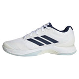 Women's Avacourt 3 Tennis Shoes Core White and Dark Blue