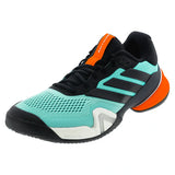 Men's Barricade 14 Tennis Shoes Flash Aqua and Core Black
