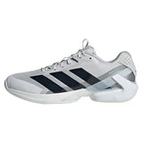 Men's Adizero Ubersonic 5 Tennis Shoes Dash Grey and Aurora Ink