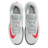 Men's Zoom Vapor Pro 3 Tennis Shoes White and Lt Crimson