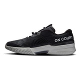 Men's CLAY Court THE ROGER Pro Fire Tennis Shoes Black and Eclipse