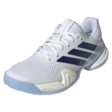 Women's Barricade 14 Tennis Shoes Core White and Dark Blue