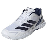 Men's Defiant Speed 2 Tennis Shoes Core White and Dark Blue