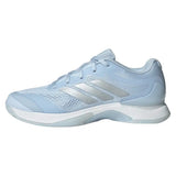 Women's Avacourt 3 Tennis Shoes Crystal Sky and Silver Metallic