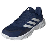 Men's CourtJam Control 3 Tennis Shoes Dark Blue and Zero Metallic