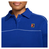 Women's Court Collection Long Sleeve Fleece Tennis Top Old Royal