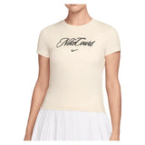 Women's Court Heritage Tennis Tee Chalk
