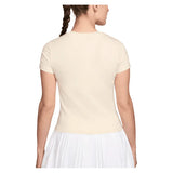 Women's Court Heritage Tennis Tee Chalk
