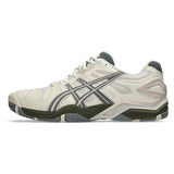 Unisex GEL-Resolution 5 Tennis Shoes Cream and Clay Grey