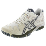 Unisex GEL-Resolution 5 Tennis Shoes Cream and Clay Grey