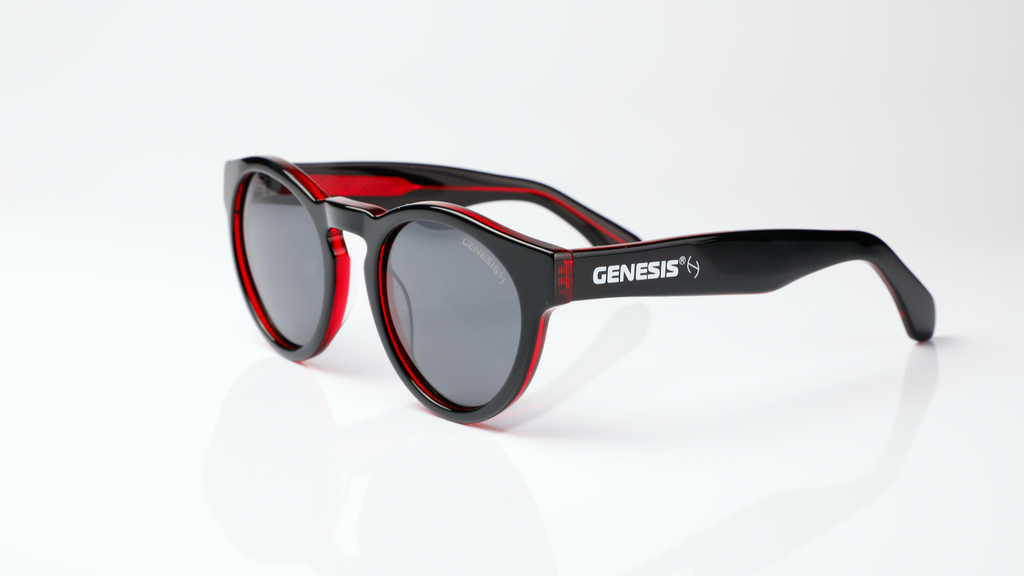 Lentes de Sol GENESIS Auckland Negro/Rojo Linea 2024