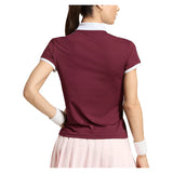 Women's Classics Tennis Polo Maroon