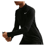 Women's Dri-Fit Victory 1/2 Zip Long Sleeve Tennis Top
