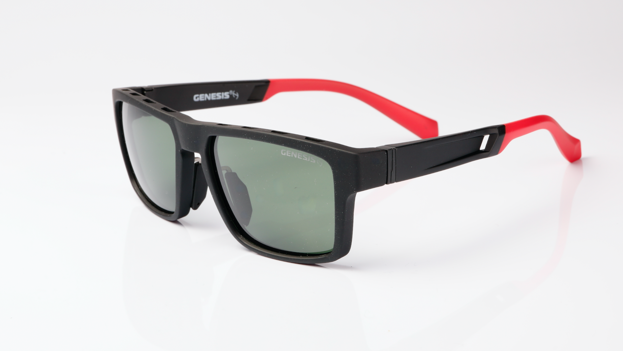 Lentes de Sol GENESIS Barcelona Negros/Rojo Linea 2024