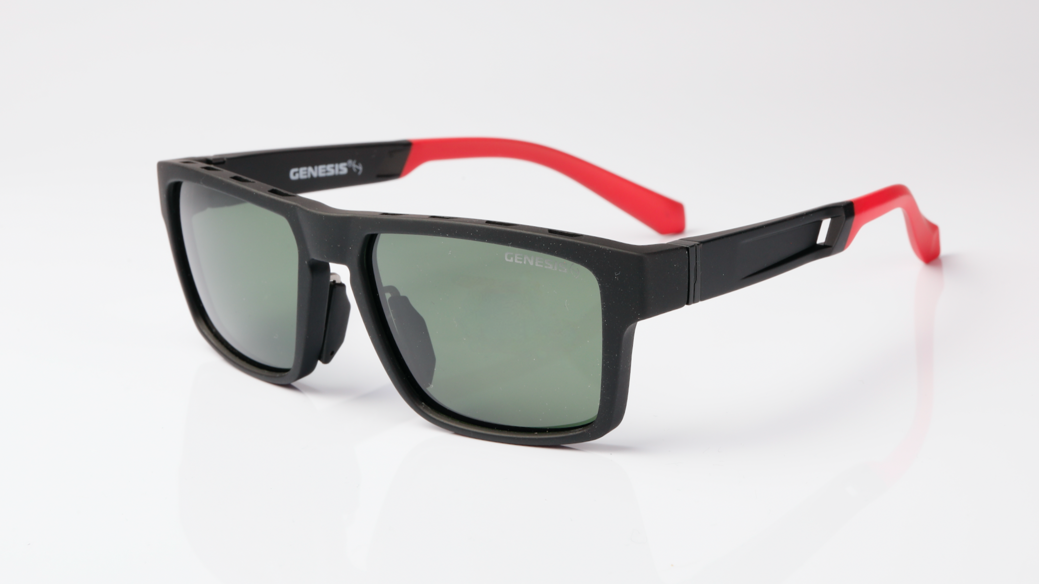 Lentes de Sol GENESIS Barcelona Negros/Rojo Linea 2024