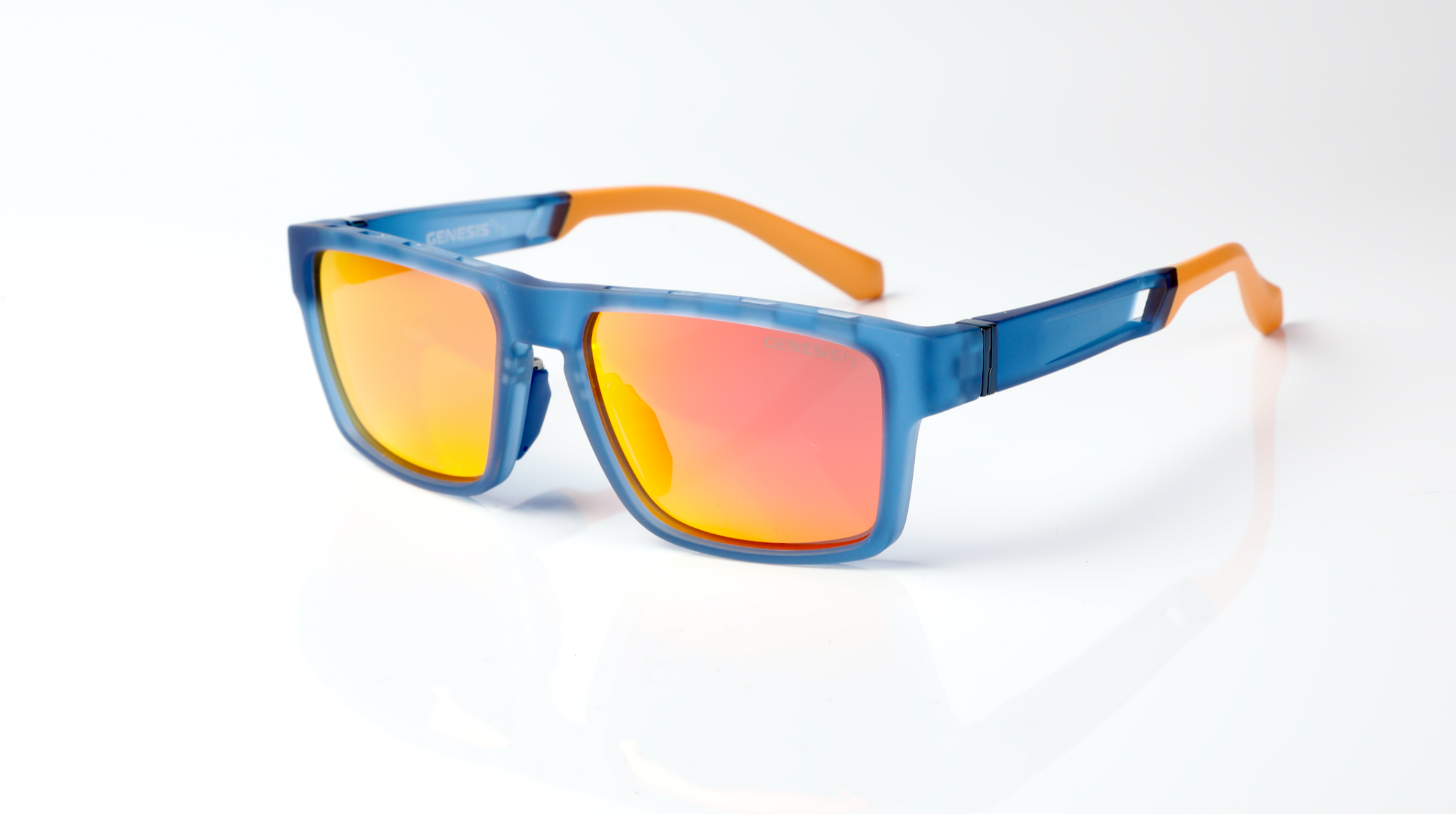 Lentes de Sol GENESIS Barcelona Azul/Naranja Linea 2024