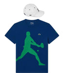 Lacoste Men's Novak Fall Playera y Gorra