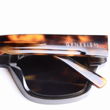 Lentes de Sol GENESIS Línea de Lujo Sofisticato Negro Marrón LL5