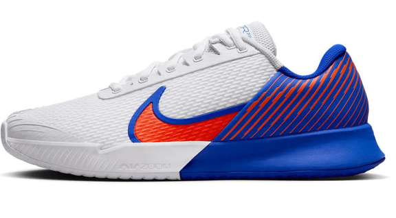 Men`s Air Zoom Vapor Pro 2 Tennis Shoes White and Hyper Crimson