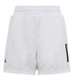 Adidas Club 3-Stripe Boys' Tennis Short (Blanco)