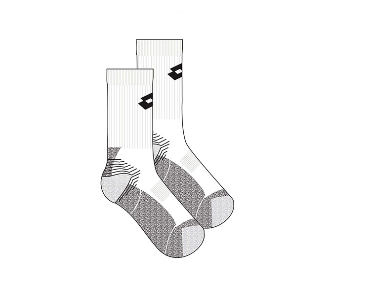 Lotto Tennis Crew Sock II (M) (Blanco)