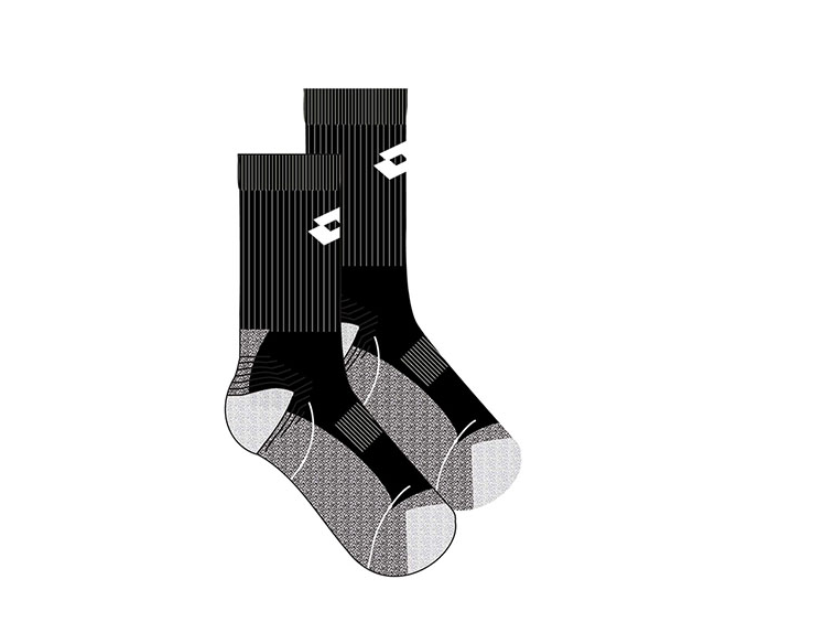 Lotto Tennis Crew Sock II (M) (Negro)
