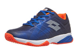 Tenis Lotto Mirage 300 III Juniors Azul/Blanco/Dorado MULTIPISTA