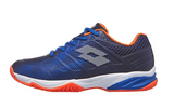 Tenis Lotto Mirage 300 III Juniors Azul/Blanco/Dorado MULTIPISTA