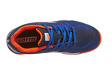 Tenis Lotto Mirage 300 III Juniors Azul/Blanco/Dorado MULTIPISTA