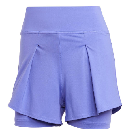 short Adidas Womens Match Tennis Shorts Semi Cobalt and Blue