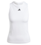 Playera  Adidas Womens Pro Aero.RDY Seamless Tennis Y-Tank White