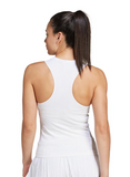 Playera  Adidas Womens Pro Aero.RDY Seamless Tennis Y-Tank White