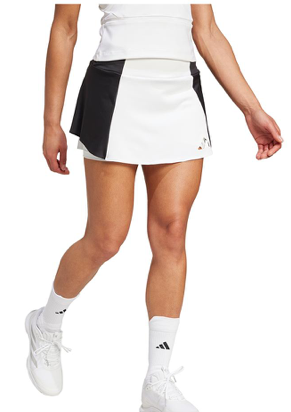Falda Adidas Women's Premium Tennis Skort White and Black