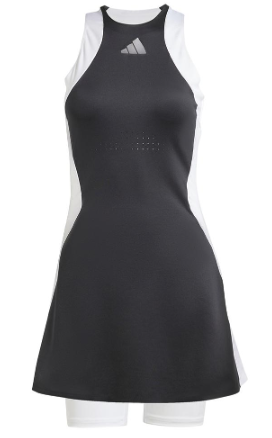 Vestido Adidas Women's Premium Tennis Dress Black and White