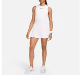 Nike Women's Slam Dri-Fit Tennis Dress White and Black