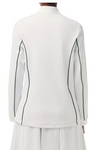 Lacoste Women's Slim Fit Contrast Sleeve Tennis Jacket