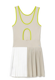 Lacoste Women's Ultra-Dry Stretch Tennis Dress and Shorts Hammam and White