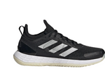 Adidas Dama adizero Ubersonic 4.1 Tennis Shoes Black and Silver Metallic