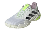 Adidas Women's Barricade 13 Tennis Shoes White and Crystal Jade