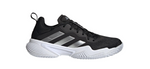 Adidas Women's Barricade Tennis Shoes Black and Silver Metallic